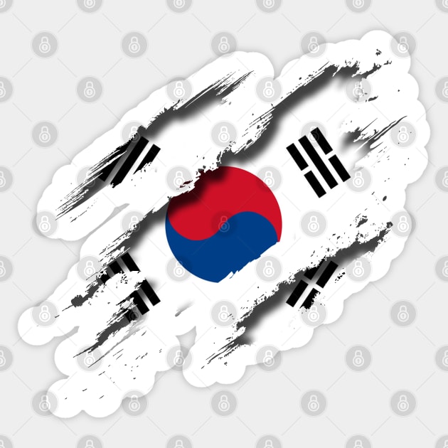 South Korea Shredding Sticker by blackcheetah